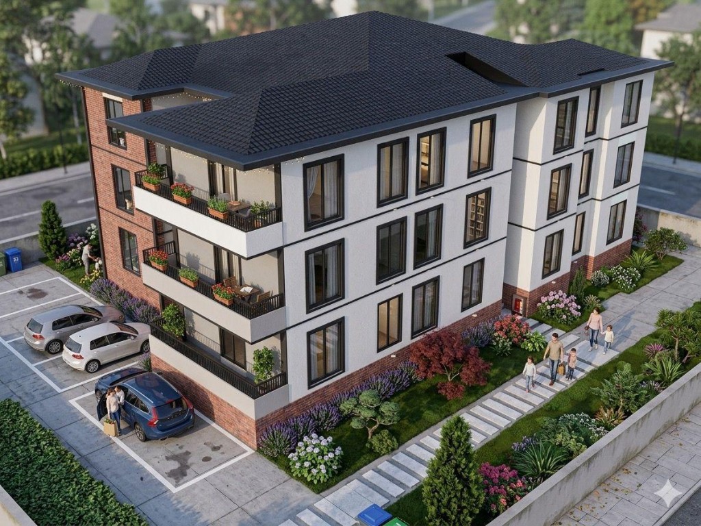 Sakarya Tuzla Mahallesi Bina Projesi gündüz görünümü