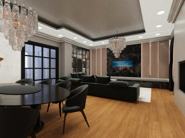 Sakarya Camili Villa proje öncesi salon tasarımı 2